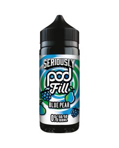 Seriously Pod Fill blue pear e-liquid 100ml