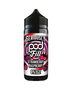 Seriously Pod Fill strawberry raspberry e-liquid 100ml