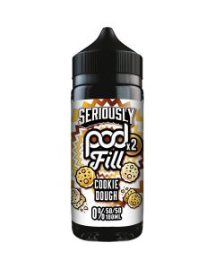 Seriously Pod Fill x2 cookie dough e-liquid 100ml