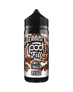 Seriously Pod Fill x2 sweet tobacco e-liquid 100ml