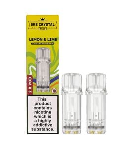 SKE Crystal Plus lemon & lime pods 2 pack