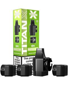 Sour apple Titan X pod & refill 17ml