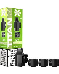 Sour apple Titan X pod & refill 17ml