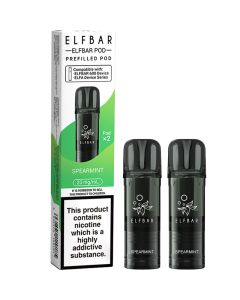 Spearmint Elf Bar 600 pods 2 pack
