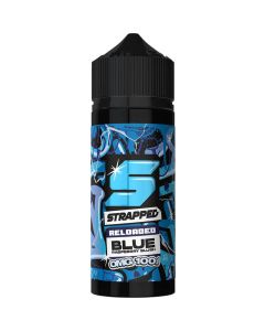 Strapped Reloaded blue raspberry slush e-liquid 100ml