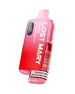 Strawberry ice Lost Mary BM6000 pod vape kit 12ml