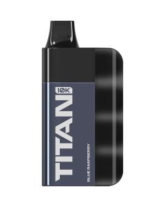 Titan 10k blue raspberry rechargeable disposable vape 18ml