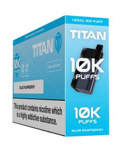 Titan 10K rechargeable disposable vapes 5 pack