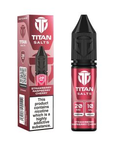 Titan Salts strawberry raspberry cherry e-liquid 10ml