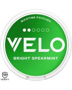 VELO mini bright spearmint nicotine pouches 15 pack