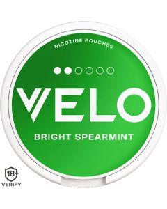 VELO slim bright spearmint nicotine pouches 20 pack