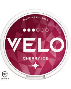 VELO slim cherry ice nicotine pouches 20 pack