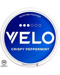 VELO slim crispy peppermint nicotine pouches 20 pack