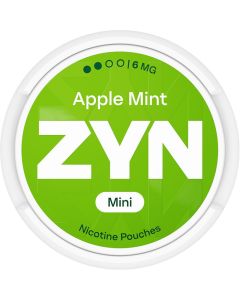 ZYN apple mint mini nicotine pouches 20 pack