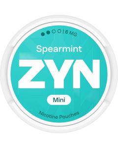 ZYN spearmint mini nicotine pouches 20 pack