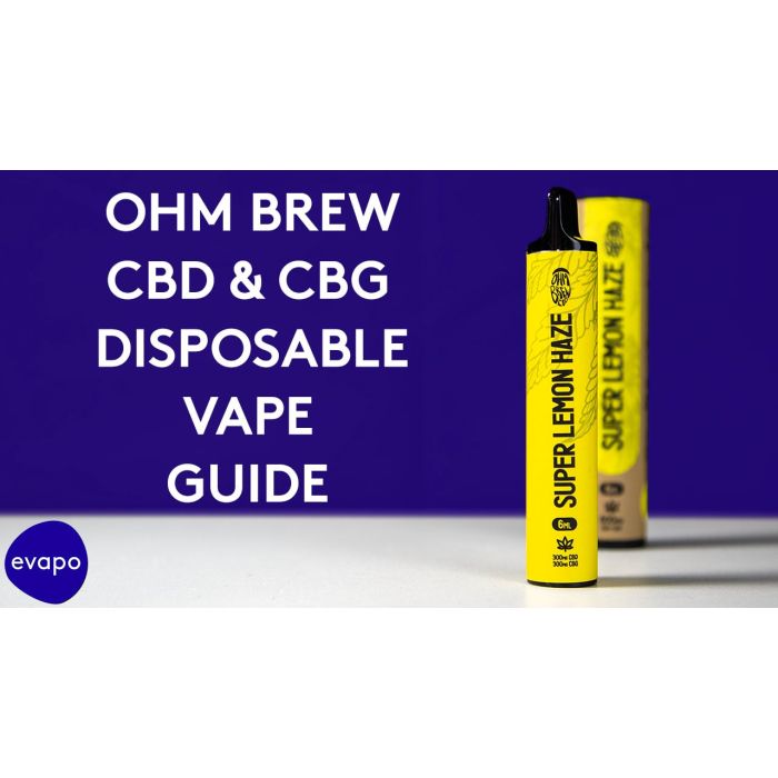 Ohm Brew CBD OG kush 600mg CBD + CBG disposable vape 6ml