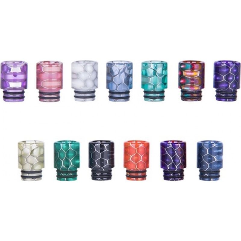 510 resin drip tip honeycomb effect - Evapo Online Vape Shop