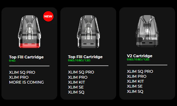 OXVA Xlim product range