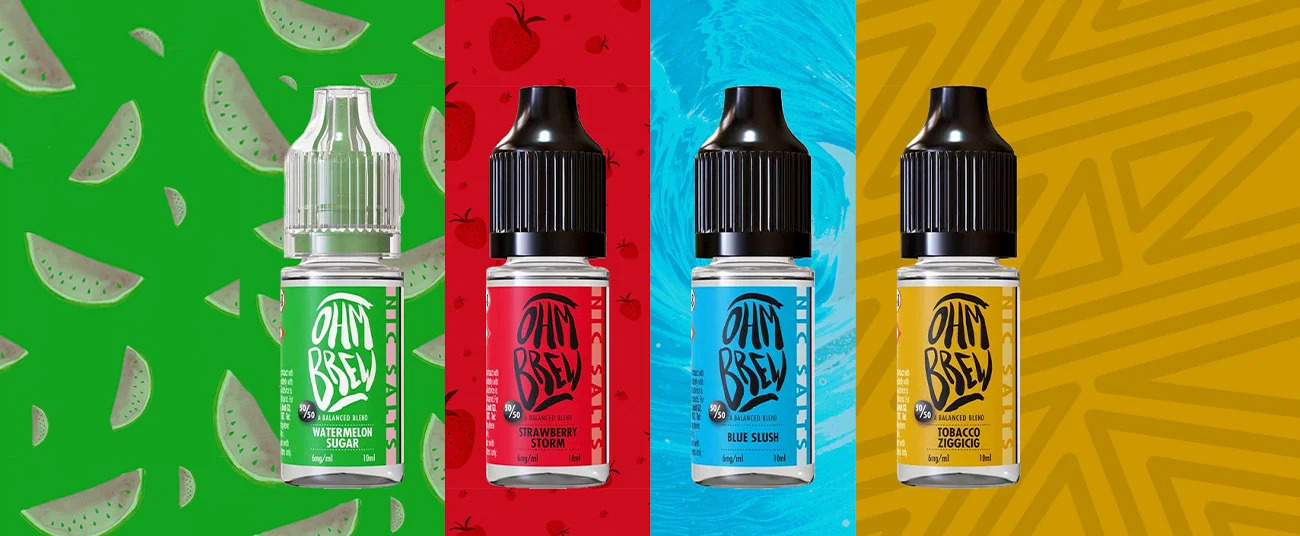 E-liquids from Ohm Brew