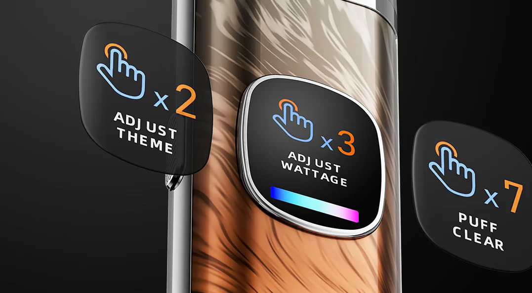 Oxva Xlim Pro 2 screen options