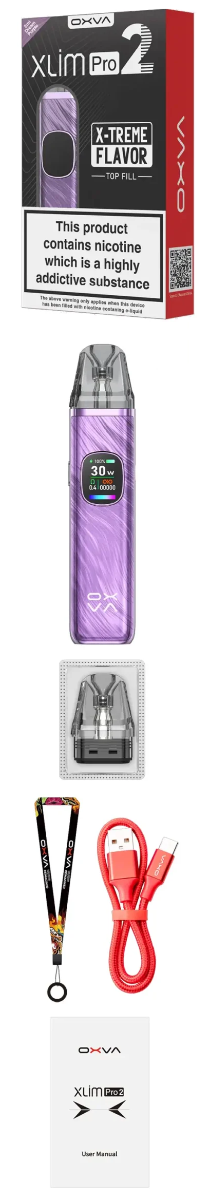 Oxva Xlim Pro 2 what's in the box