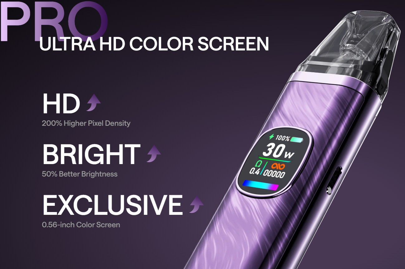 Oxva Xlim Pro 2 HD screen