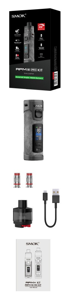 SMOK RPM 5 Pro what's in the box