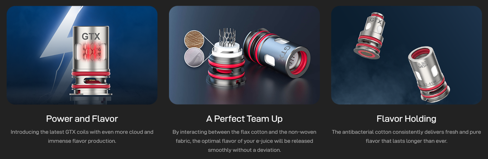 Vaporesso coils technological details Vaporesso coils technological details