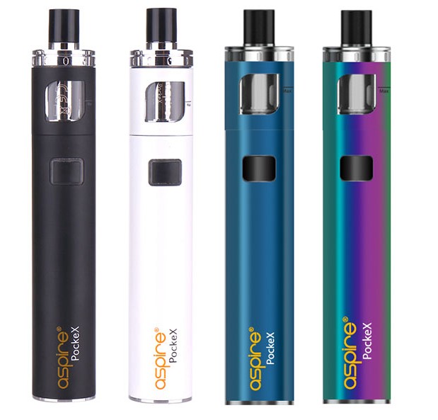 Aspire Pockex AIO vape kit colours