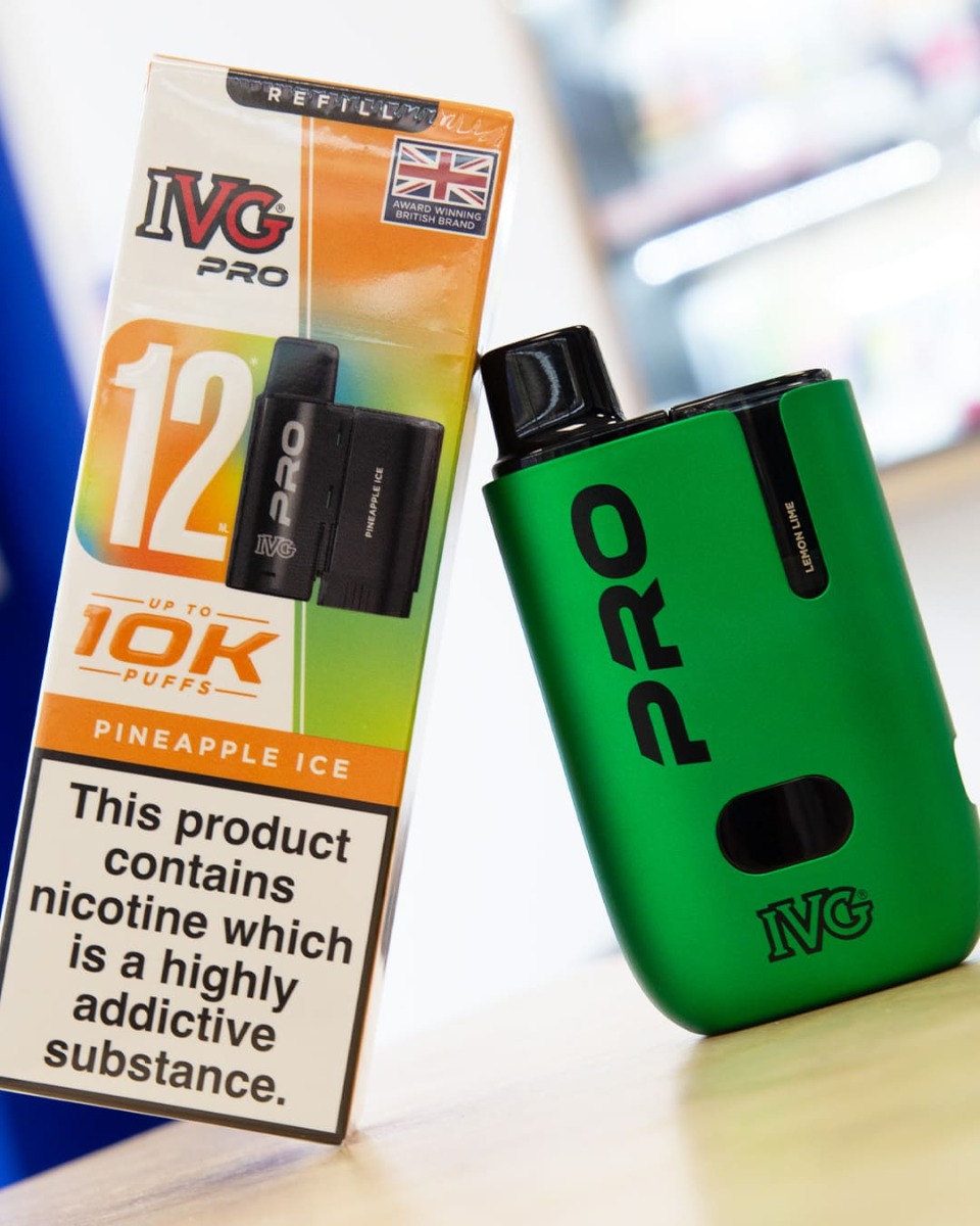 IVG Pro 12 Pod Vape Kit Pineapple Ice