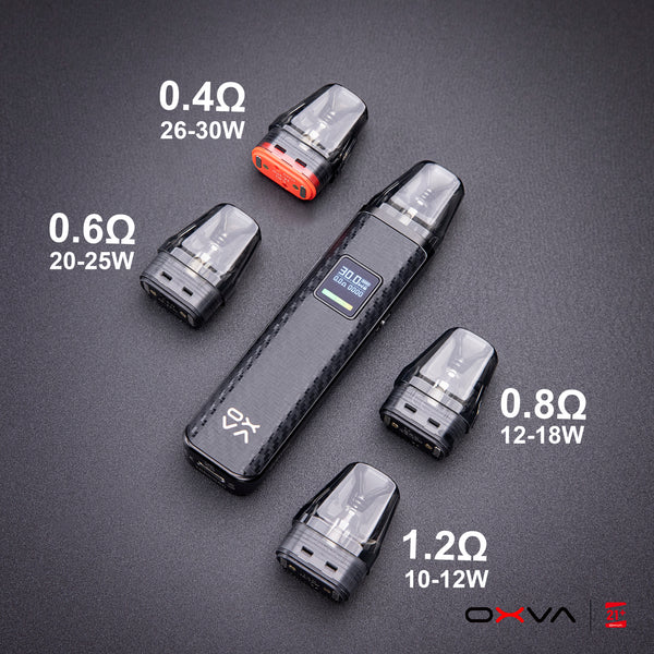 oxva xlim replacement pods three trial range