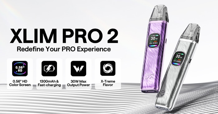The OXVA Xlim Pro 2 device The OXVA Xlim Pro 2 device